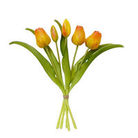 KUNSTBLUME - Orange, LIFESTYLE, Kunststoff (31cm)