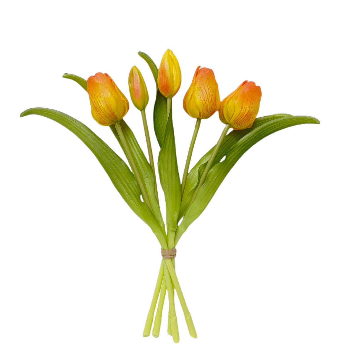 KUNSTBLUME - Orange, LIFESTYLE, Kunststoff (31cm)