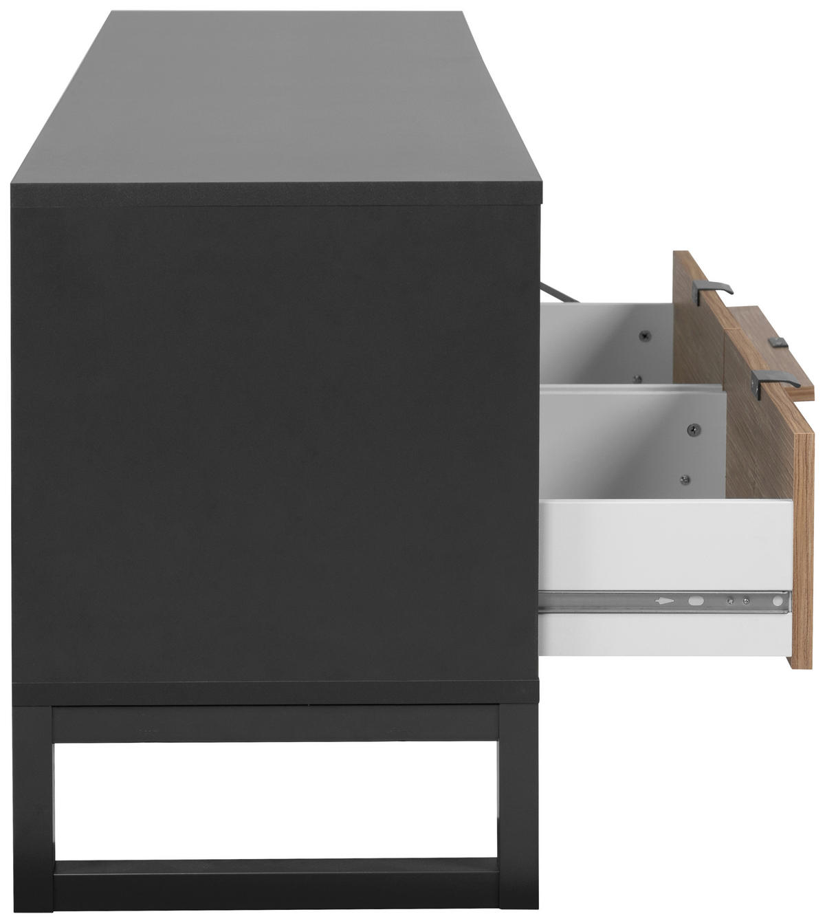 TV-ELEMENT - Anthrazit, Design, Holzwerkstoff/Kunststoff (160/56/40cm) - MID.YOU
