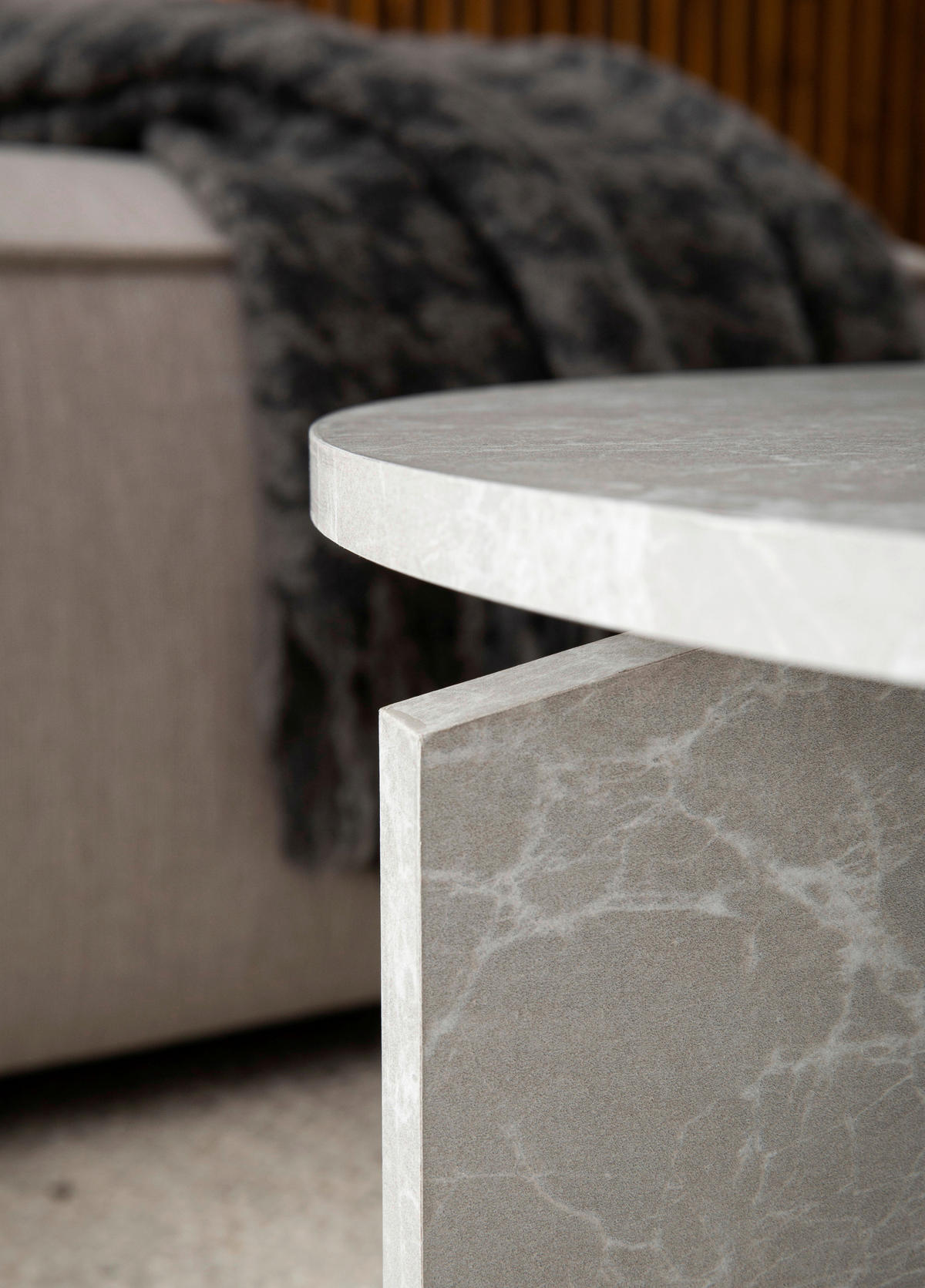 SOFFBORD i trämaterial 60/60/33 cm  - sandfärgad, Design, trämaterial (60/60/33cm) - Livetastic