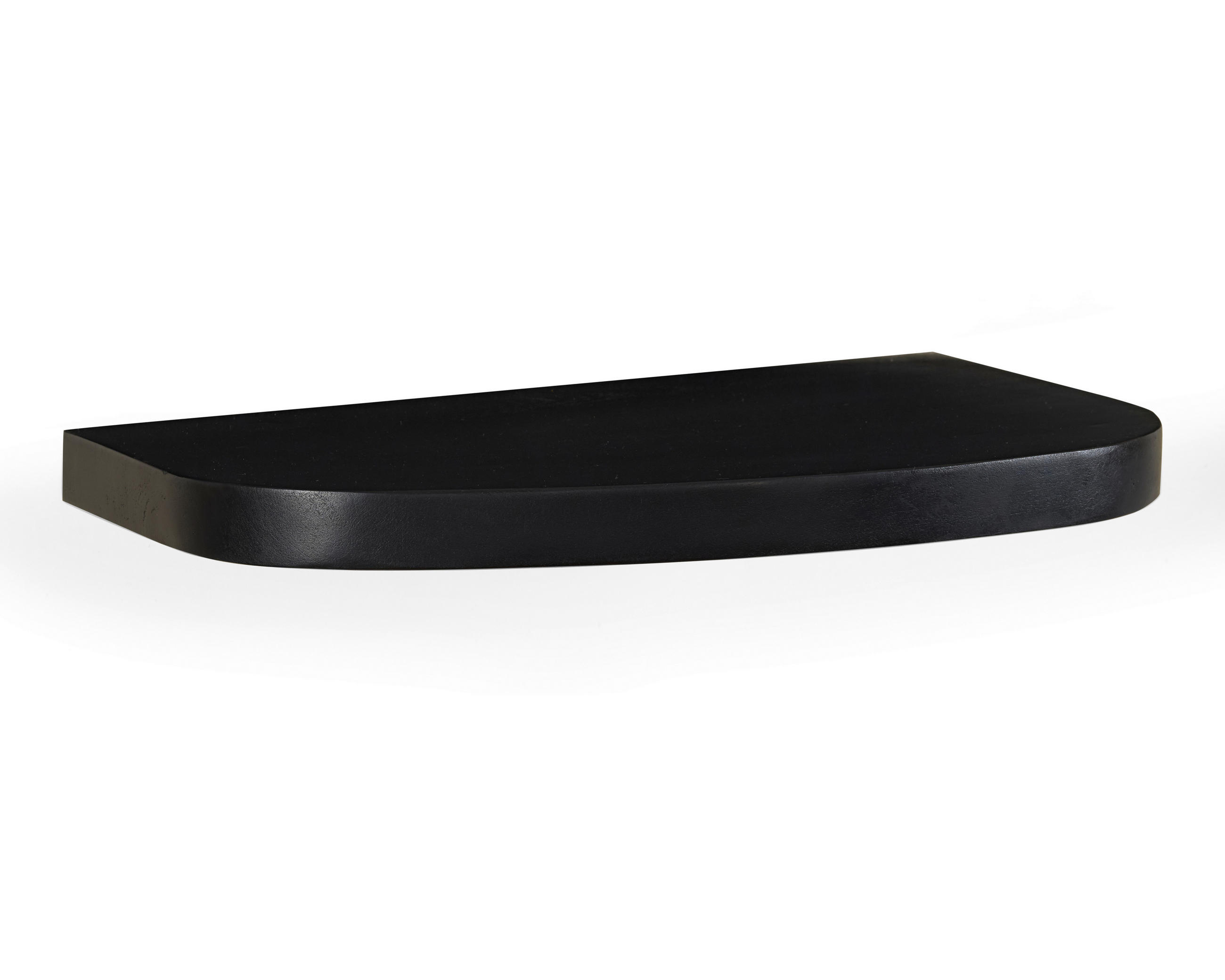 WANDREGAL  - Schwarz, Basics, Holz/Metall (40/3,5/25cm) - Livetastic