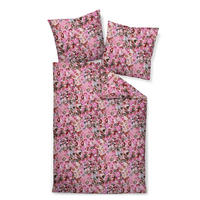 BETTWÄSCHE Makosatin 135/200 cm  - Rosa, Basics, Textil (135/200cm) - Janine