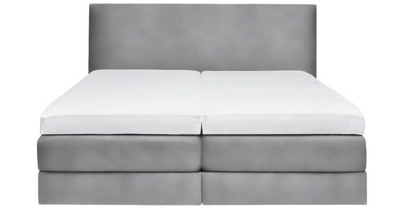 BOXSPRINGBETT 160/200 cm  in Grau  - Grau, KONVENTIONELL, Holz/Textil (160/200cm) - Dieter Knoll