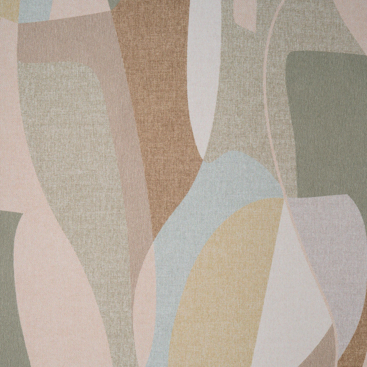 VORHANGSTOFF per lfm Verdunkelung  - Salbeigrün, KONVENTIONELL, Textil (150cm) - Esposa