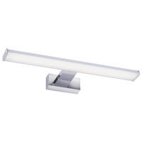 Spiegelleuchte Mattis 40/12,1/4,2 cm   - Chromfarben, Design, Kunststoff/Metall (40/12,1/4,2cm)