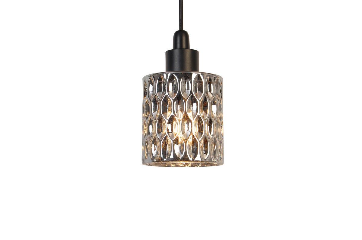 HÄNGELEUCHTE 90/11/112 cm  - Graubraun, Trend, Glas/Metall (90/11/112cm) - Novel