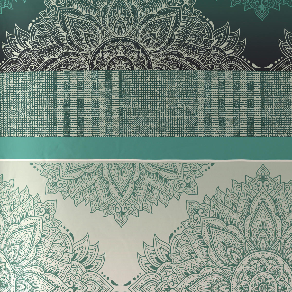 POSTELJINA PAOLA 140/200 cm saten zelena  - zelena, Konvencionalno, tekstil (140/200cm) - Esposa