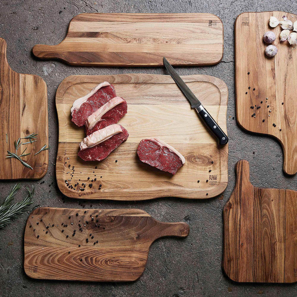 SCHNEIDEBRETT    45/33/2 cm  - Teakfarben, Basics, Holz (45/33/2cm)