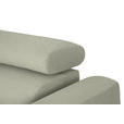 ECKSOFA in Chenille Creme  205/280 cm  - Creme/Schwarz, Design, Textil/Metall (205/280cm) - Xora