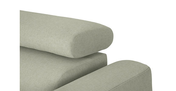 ECKSOFA in Chenille Creme  205/280 cm  - Creme/Schwarz, Design, Textil/Metall (205/280cm) - Xora