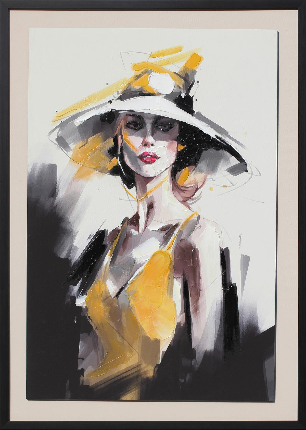ART PRINT 50/70 cm  - multicolor/negru, Trend, plastic/textil (50/70cm) - Monee
