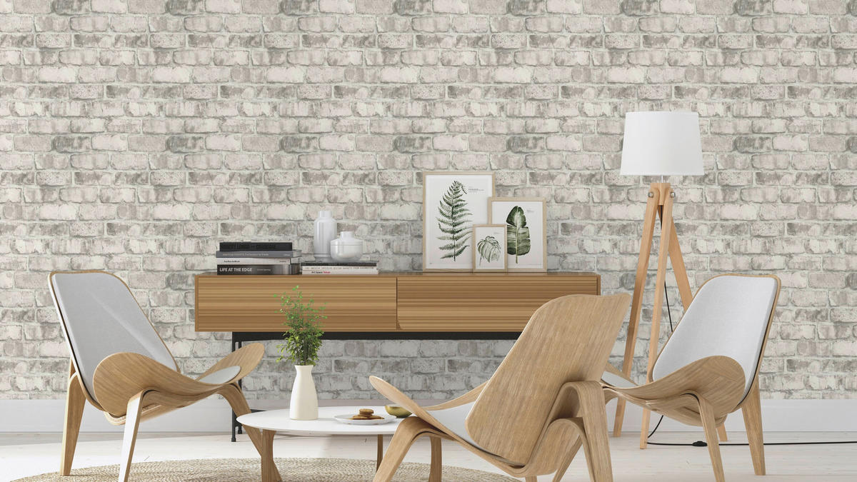 TAPETE - Grau, Natur, Textil (600/53cm) - Tesa