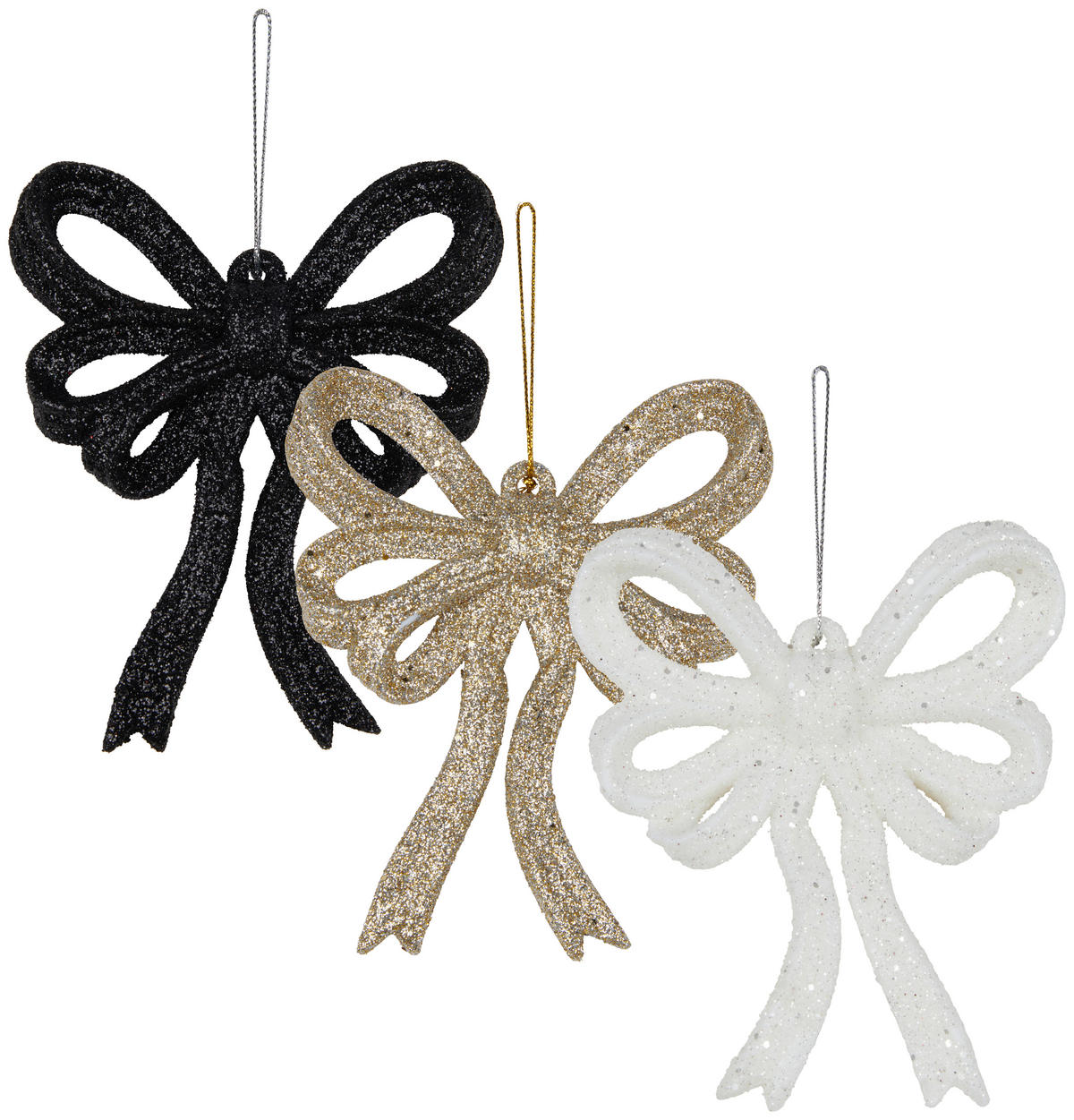 DEKORATIONSHÄNGE - vit/svart, Klassisk, plast (10/1/14cm)