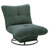 SESSEL in Struktur Dunkelgrün  - Dunkelgrün/Schwarz, Konventionell, Textil/Metall (96/75/93cm) - Carryhome