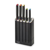 MESSERBLOCK  - Schwarz, Basics, Kunststoff/Metall (16,8/7,5/35,7cm) - Joseph Joseph
