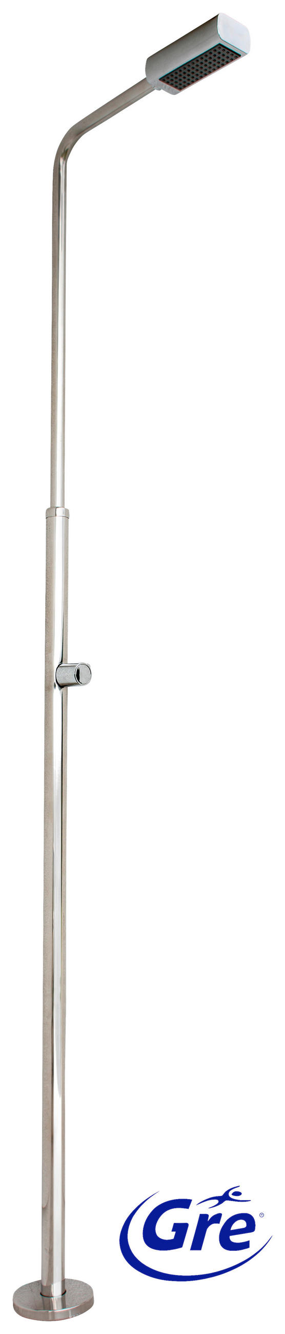 TRÄDGÅRDSDUSCH - stålfärgad, Klassisk, metall (4,3/216cm) - Gre