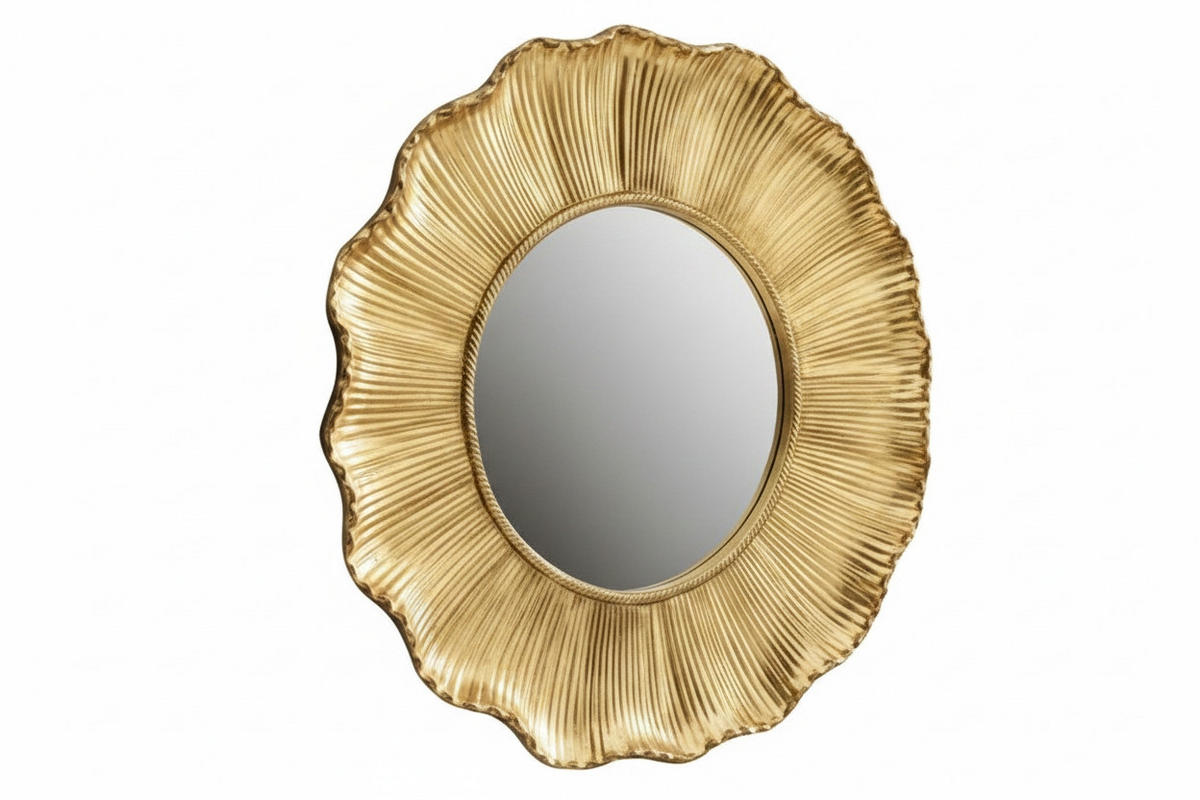 WANDSPIEGEL Goldfarben  - Goldfarben, Design, Glas/Holzwerkstoff (109/109/10cm) - Novel