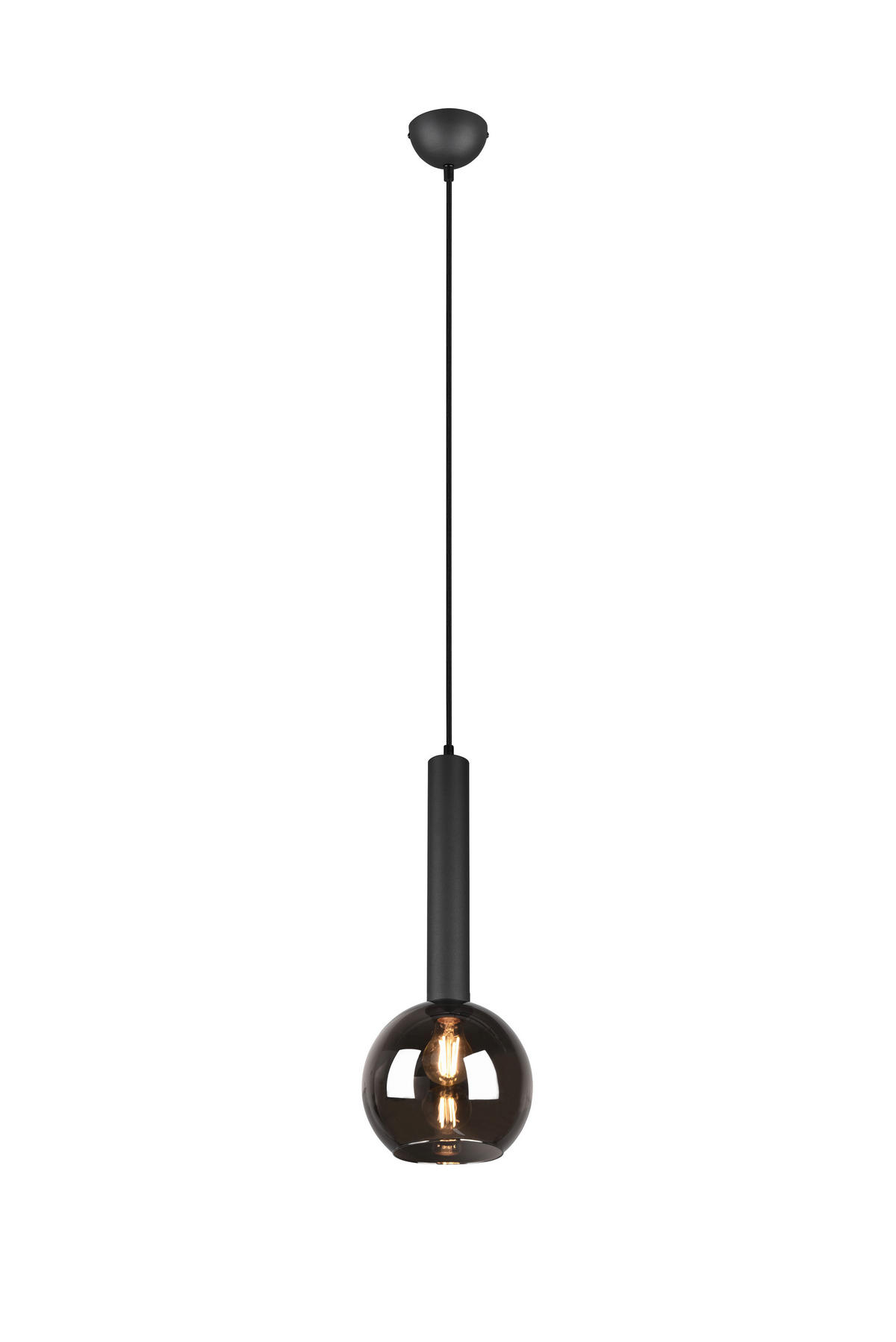 HÄNGELEUCHTE 20/150 cm  - Schwarz, Design, Metall (20/150cm) - Dieter Knoll