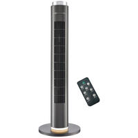 TURMVENTILATOR - Titanfarben, Trend, Kunststoff (31,5/96cm) - Mican