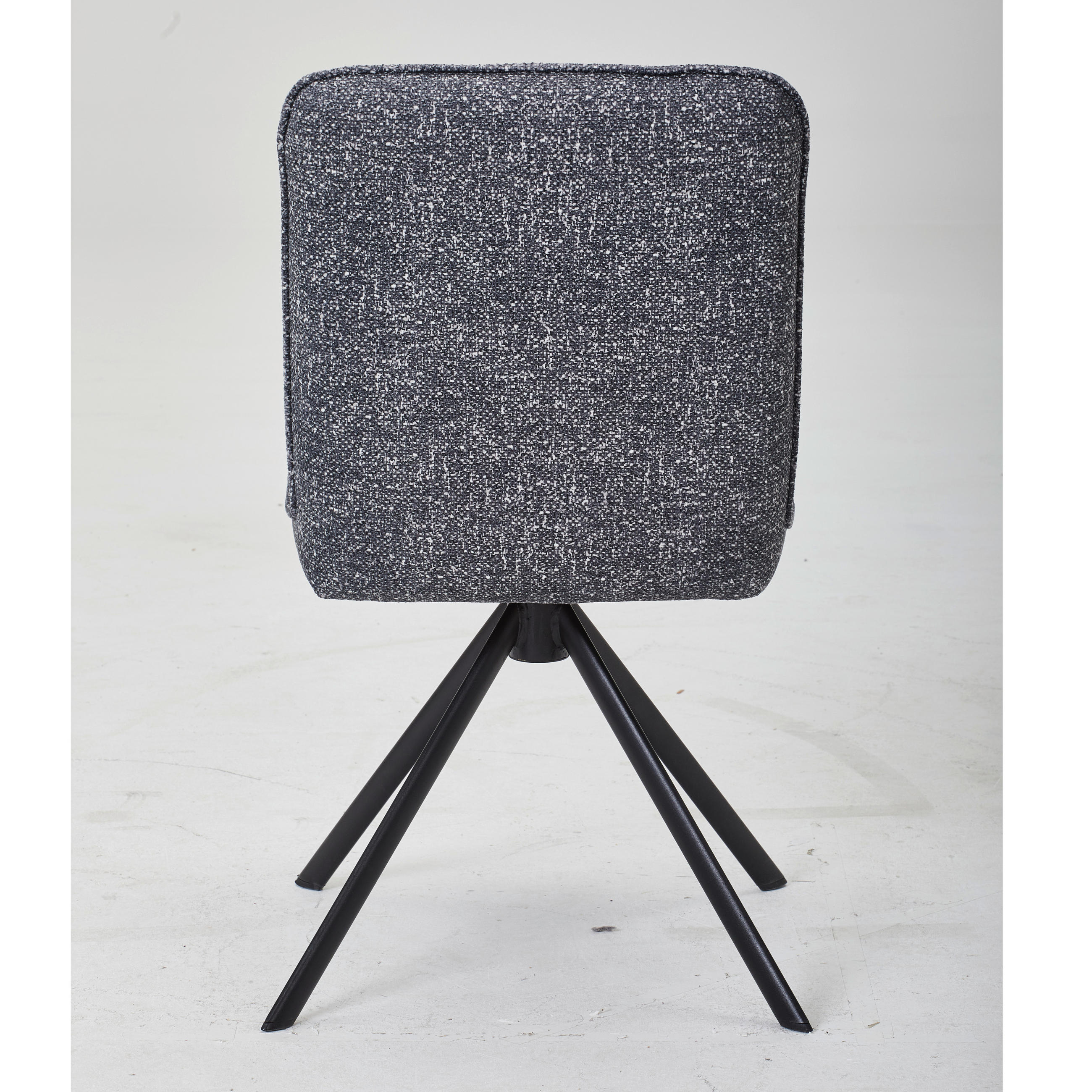 Thumbnail - Venda Stuhl, Dunkelgrau, Metall, Textil, A-Form, eckig, 47x88x60 cm, Sitzfläche 360° drehbar, automatische Rückholfunkti...