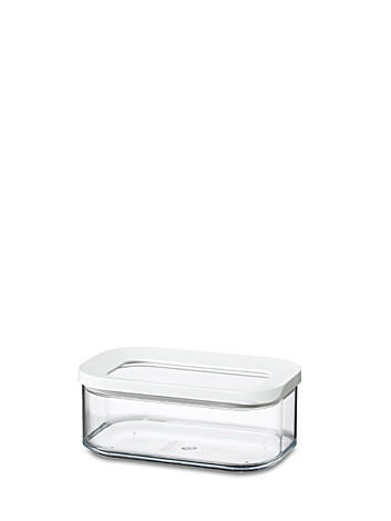 VORRATSDOSE Modula 0,425 L - Transparent/Weiß, Basics, Kunststoff (14,4/9/5,9cm) - Mepal