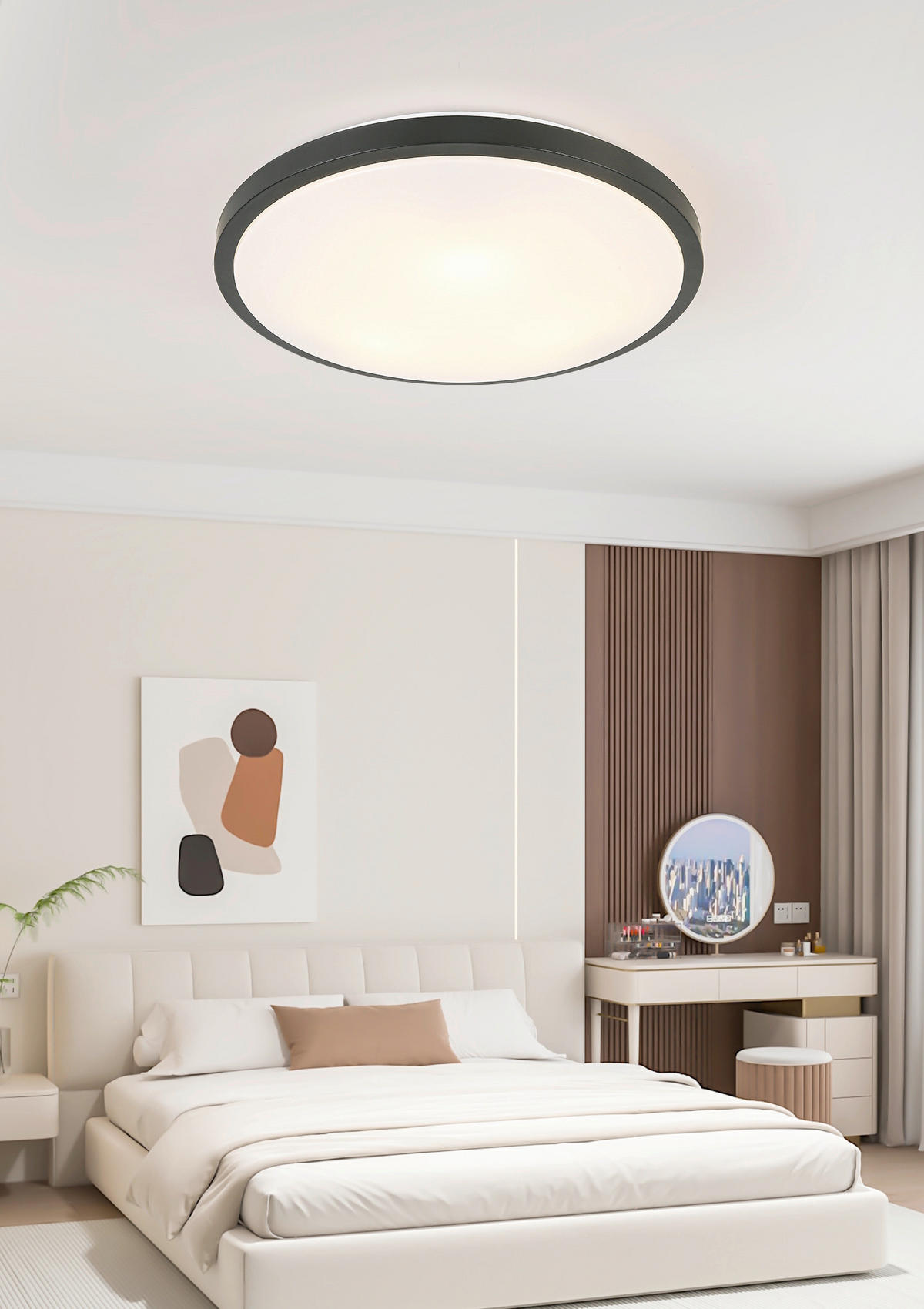 PLAFONJERA  - bela/crna, Osnovno, metal/plastika (39/9cm) - Boxxx