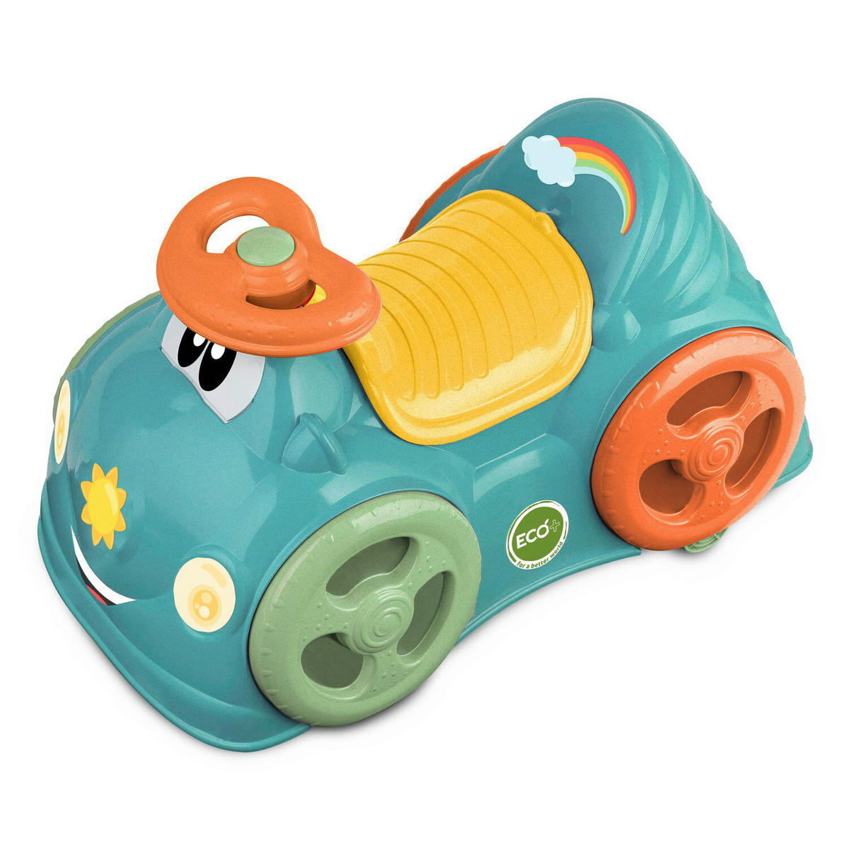 RUTSCHFAHRZEUG All Around Eco +  - Blau/Multicolor, Basics, Kunststoff (58/20/39cm) - Chicco