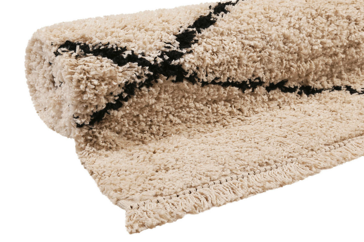 HOCHFLORTEPPICH 133/200 cm Studio One Beige  - Beige, Design, Textil (133/200cm) - WECON HOME