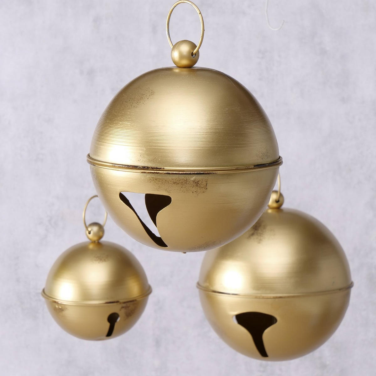 CHRISTBAUMANHÄNGER 18 cm  - Goldbraun, Lifestyle, Metall (18cm)