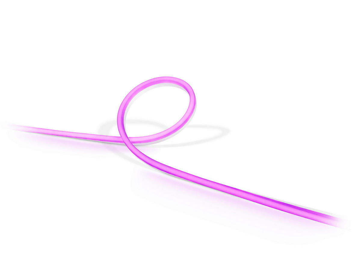 LED-STRIP White & Color Ambiance Lightstrip Outdoor 2m 487 cm   - Transparent, Design, Kunststoff (487cm) - Philips HUE