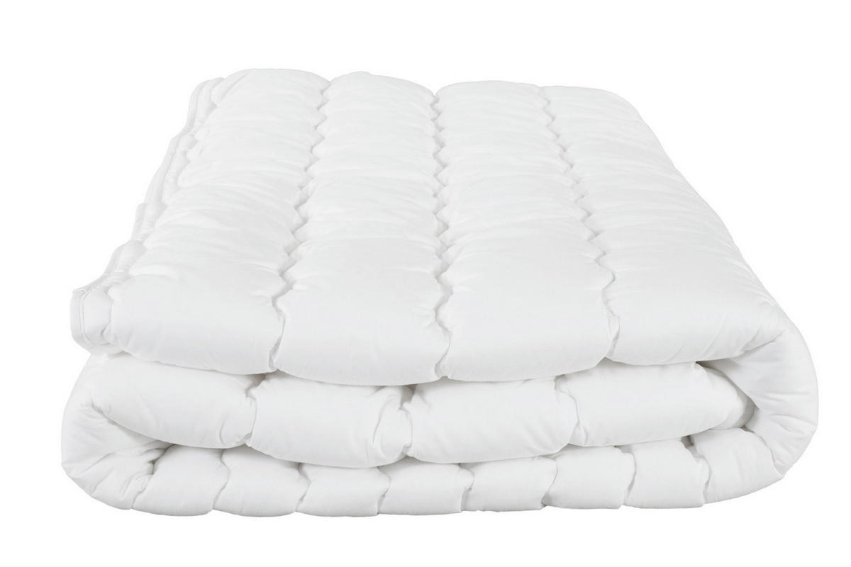 UNTERBETT 160/200 cm    - Weiß, Basics, Textil (160/200cm) - Goldeck Austria