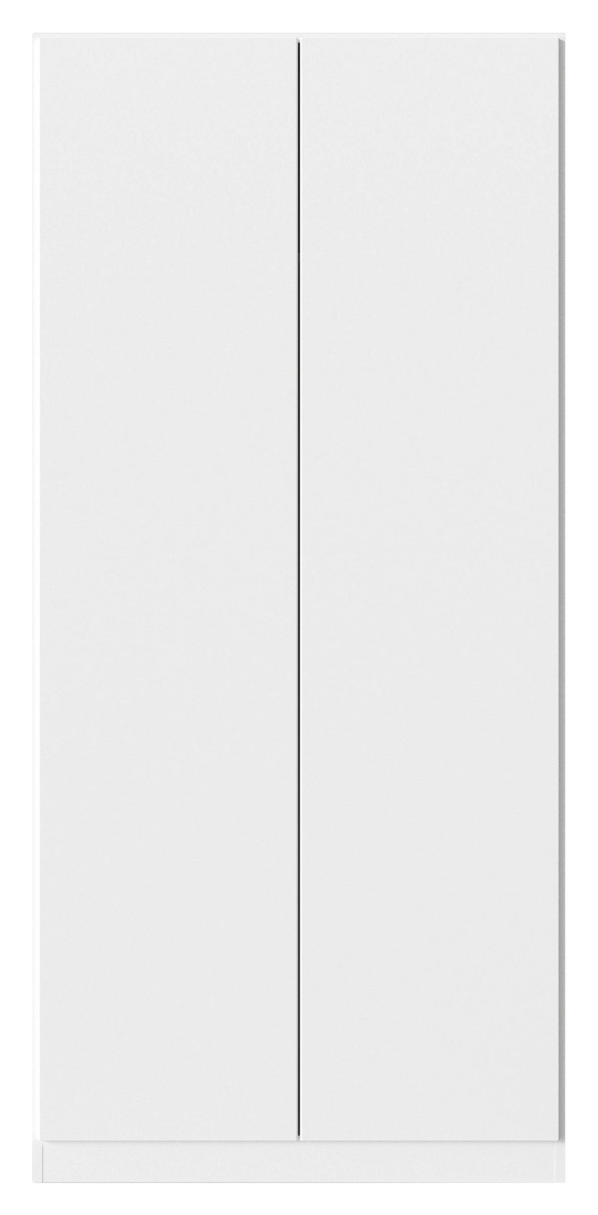 DREHTÜRENSCHRANK in  - Weiss, Modern, Holzwerkstoff (91/197/54cm) - Rauch Möbel