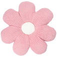 ZIERKISSEN 40 cm    - Rosa/Weiß, Design, Textil (40cm) - Esposa