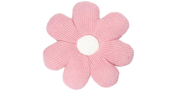ZIERKISSEN 40 cm    - Rosa/Weiß, Design, Textil (40cm) - Esposa