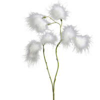 VEŠTAČKI CVET - zelena/krem, Osnovno, plastika (61cm)
