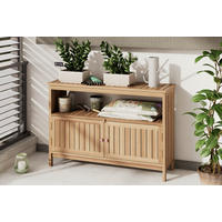 GARTENKOMMODE 110/75/35 cm  - Akaziefarben, MODERN, Holz/Kunststoff (110/75/35cm) - Ambia Garden