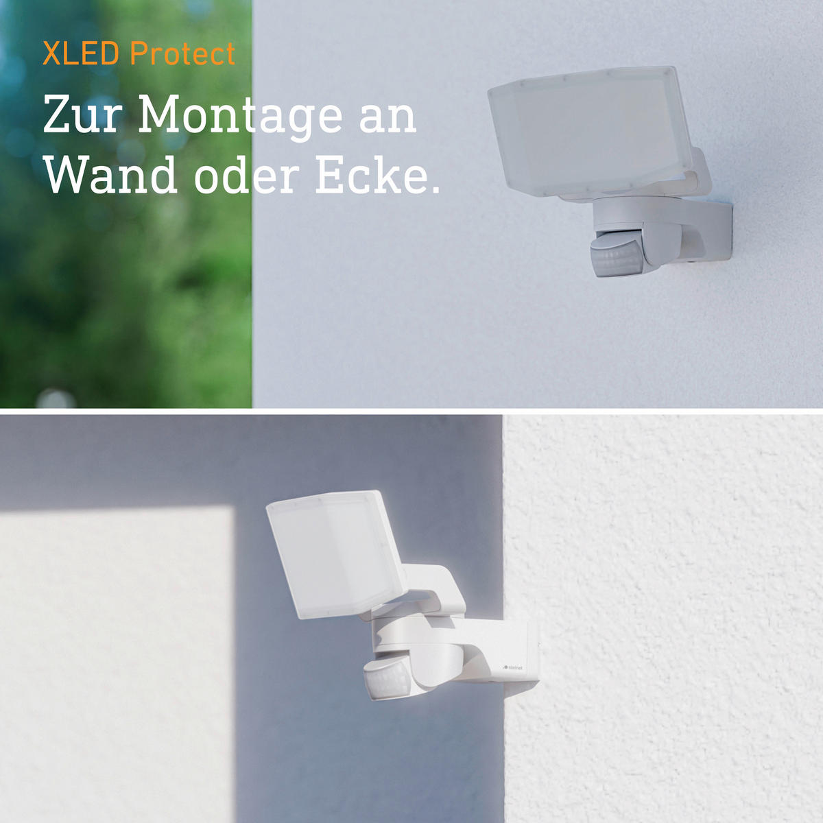 AUSSENWANDLEUCHTE 19,5/17,4/19,5 cm  - Weiß, Trend, Kunststoff (19,5/17,4/19,5cm) - Steinel