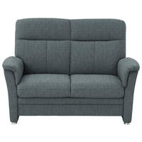 2-SITZER-SOFA Flachgewebe Grau  - Alufarben/Grau, Konventionell, Textil/Metall (142/100/89cm) - Beldomo Comfort
