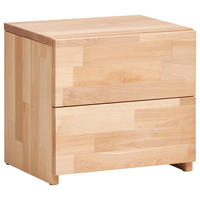 NOČNÝ STOLÍK, jadrový buk, jadrový buk, 40/37/33 cm - jadrový buk, Natur, drevo (40/37/33cm) - MID.YOU
