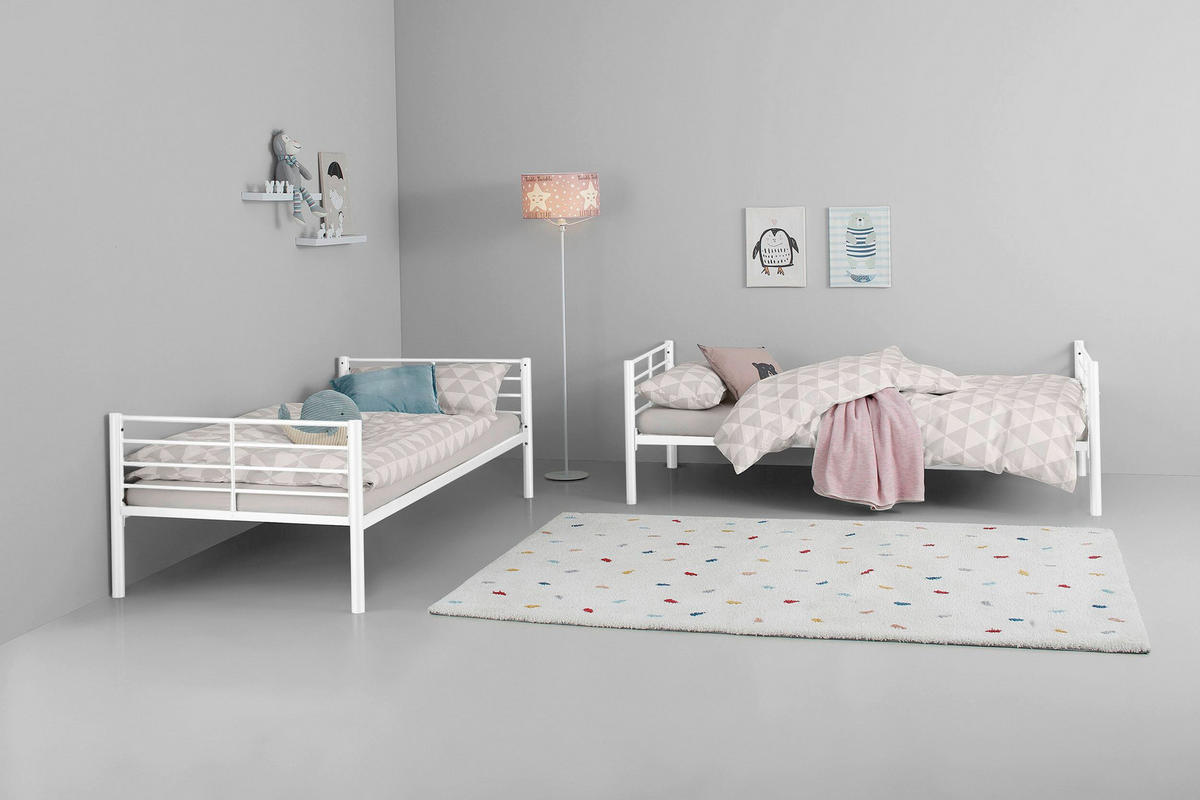 HOCHBETT  - Weiß, Design, Metall (208/160/97cm) - MID.YOU