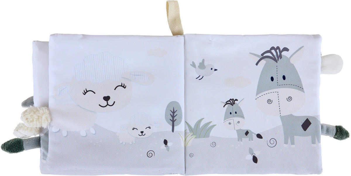 TEXTILKÖNYV - színes, Basics, műanyag/textil (16/15cm) - Patinio