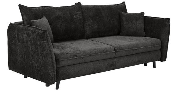 SCHLAFSOFA in Chenille Anthrazit  - Anthrazit/Schwarz, KONVENTIONELL, Holz/Textil (238/99/108cm) - Carryhome