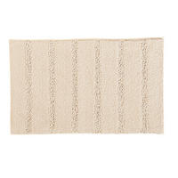KOBERČEK DO KÚPEĽNE, 60/100/2.5 cm - béžová, Basics, textil/plast (60/100/2.5cm) - Kleine Wolke