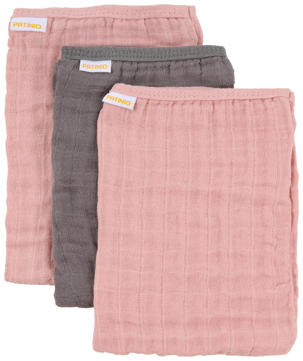 DETSKÁ RUKAVICA NA UMÝVANIE, sivá, ružová - sivá/ružová, Design, textil (22/15cm) - Patinio