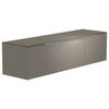 LOWBOARD  in 160/41/45 cm  - Alufarben/Grau, Design, Glas/Holzwerkstoff (160/41/45cm) - Moderano