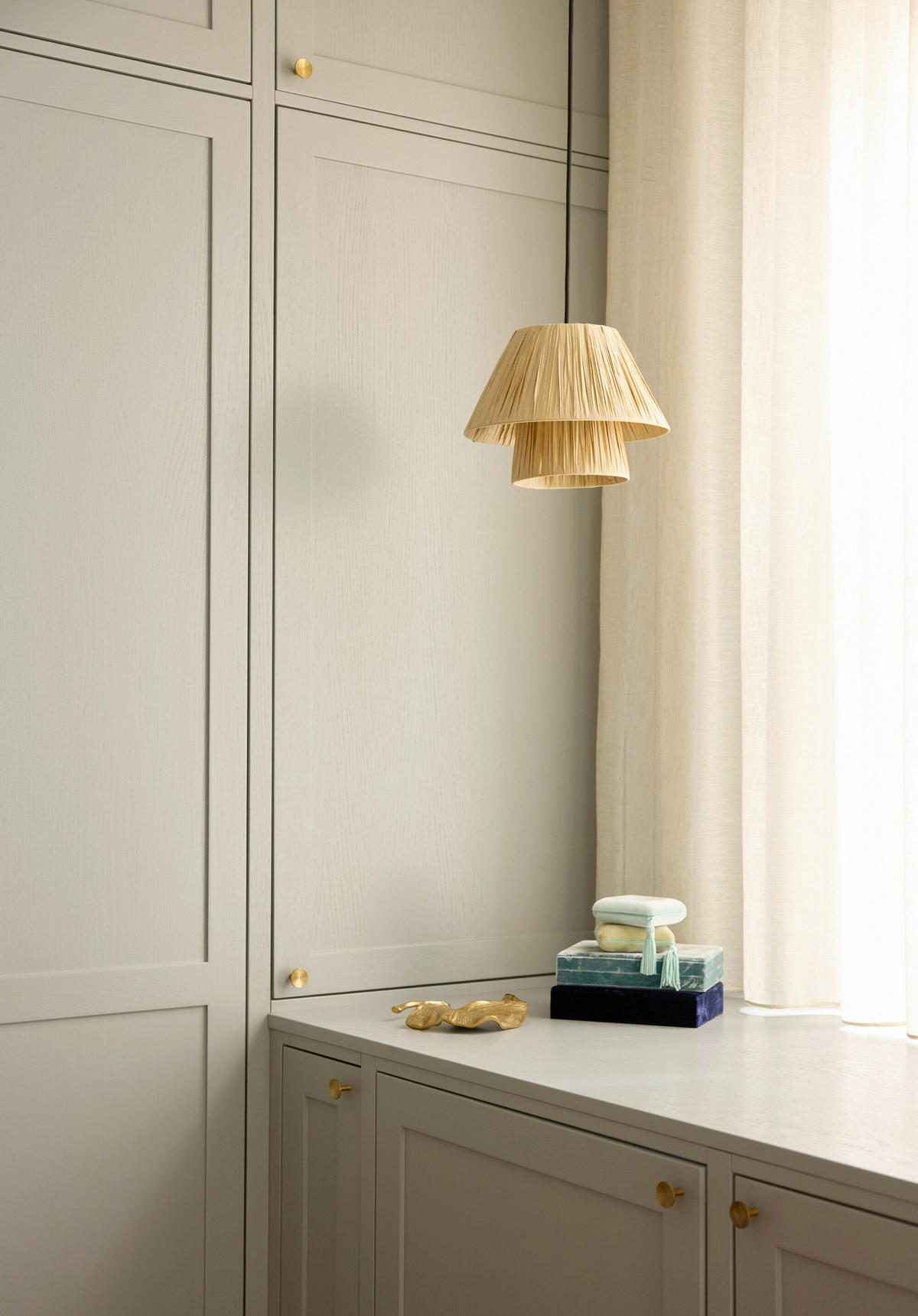 HÄNGELEUCHTE 28/120 cm  - Braun, Natur, Naturmaterialien/Metall (28/120cm) - Osram