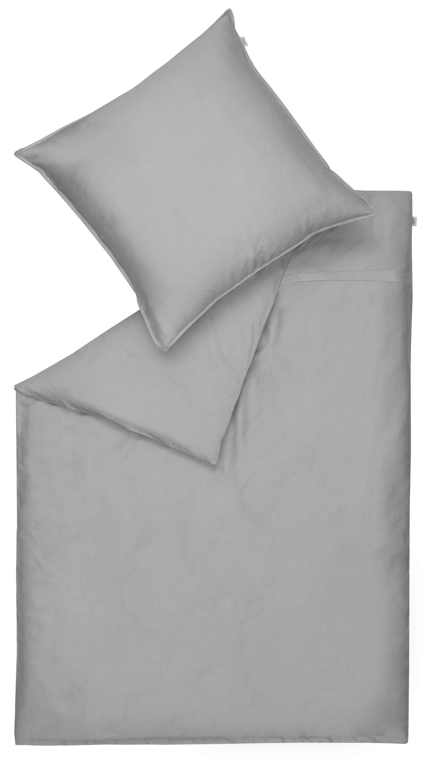 WENDEBETTWÄSCHE 155/220 cm SW-PURE  - Grau, Basics, Textil (155/220cm) - Schöner Wohnen