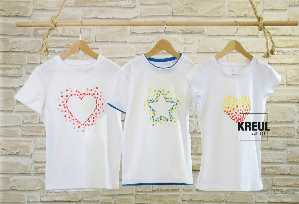 ACRYLFARBE - Blau/Gelb, KONVENTIONELL (14/6,5/14cm)