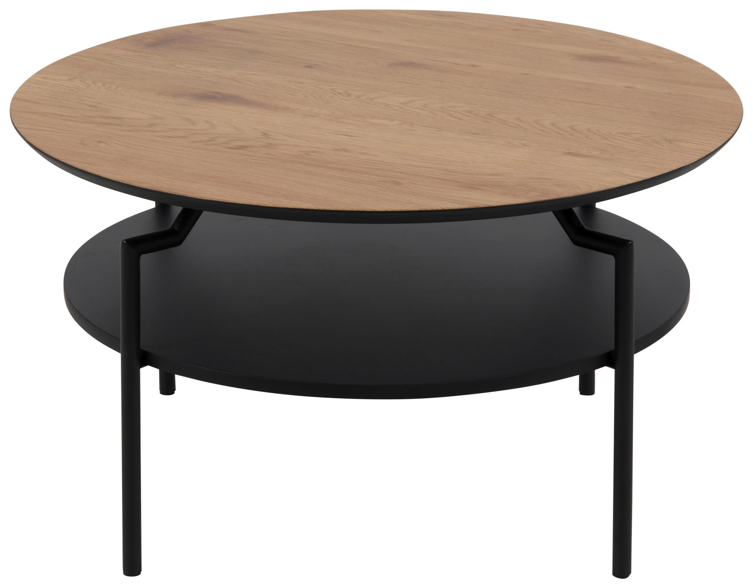 Couchtisch in Metall, Holzwerkstoff 80/80/45 cm