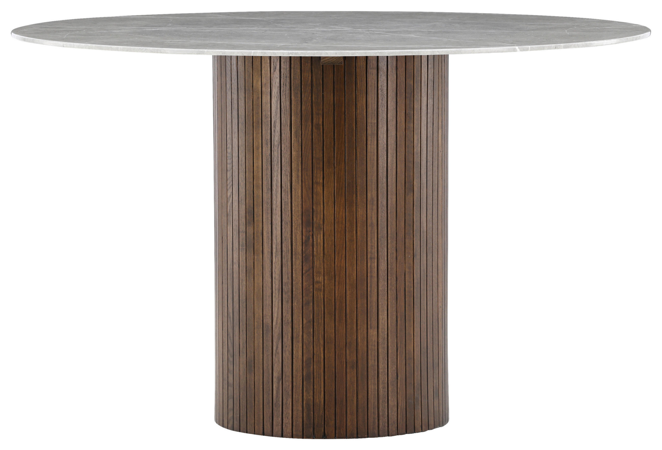 ESSTISCH in Holz, Glas 120/120/74 cm  - Dunkelgrau/Braun, Design, Glas/Holz (120/120/74cm) - Livetastic